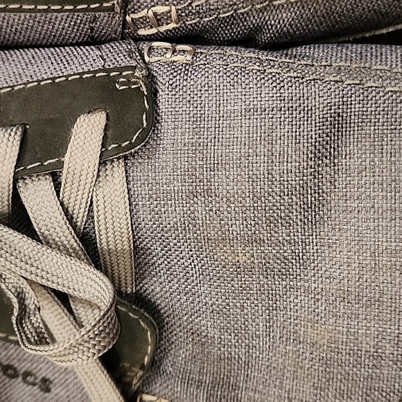 CROCS Santa Cruz Playa Lace-Ups Gray Casual Boat Style Shoes Men's size 11 - Picture 3 of 9